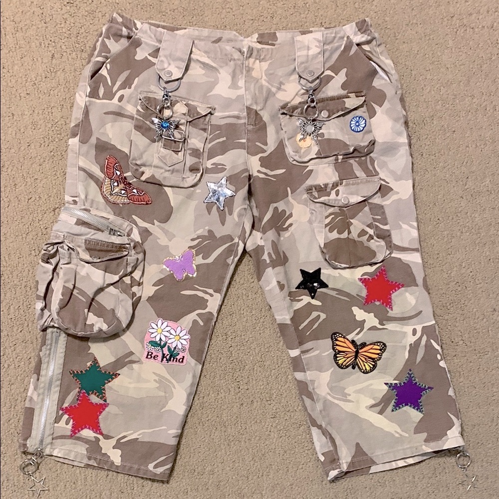 Festival Capri Pants “Stars and Butterflies” One Of A Kind